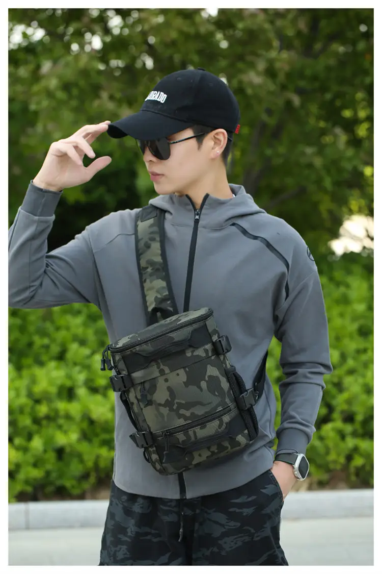 Masawe Tactical Shoulder Bag Large Capacity Tan Multi-Functional — feature 39