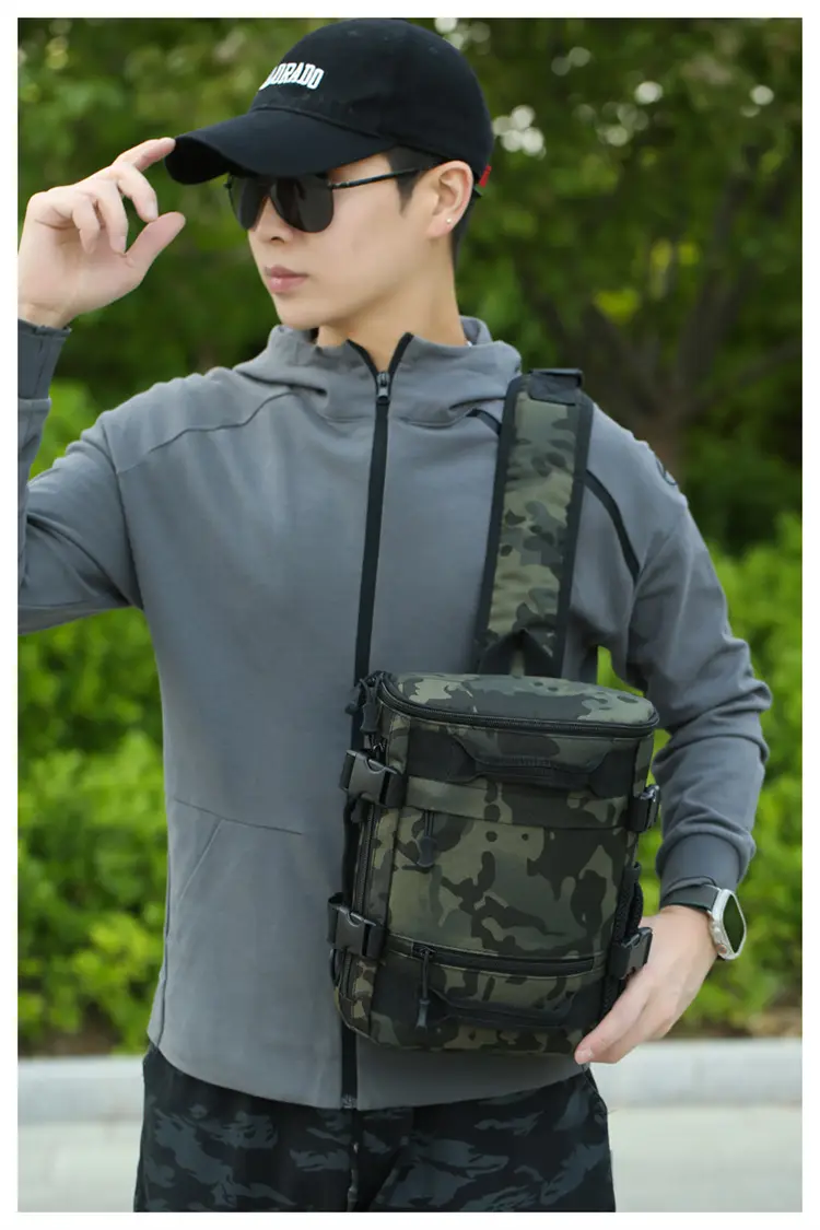 Masawe Tactical Shoulder Bag Large Capacity Tan Multi-Functional — feature 42