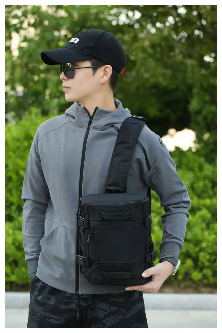 Masawe Tactical Shoulder Bag Large Capacity Tan Multi-Functional — feature 43