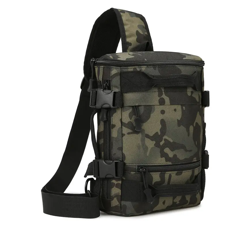 Masawe Tactical Shoulder Bag Large Capacity Tan Multi-Functional - Image 4