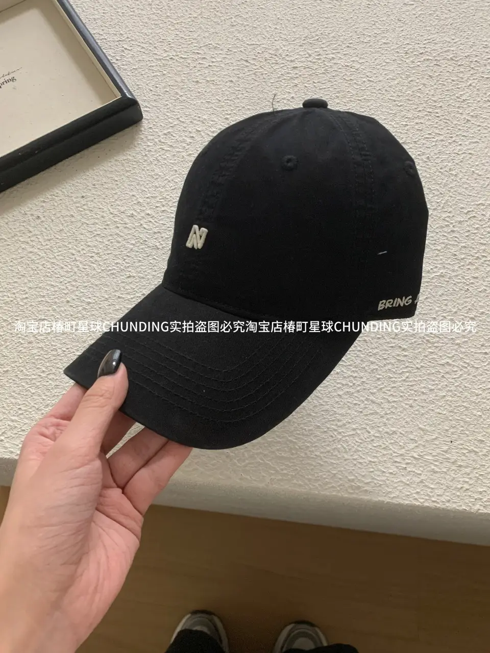 Maroon Baseball Cap with Deep Head Circumference — feature 16
