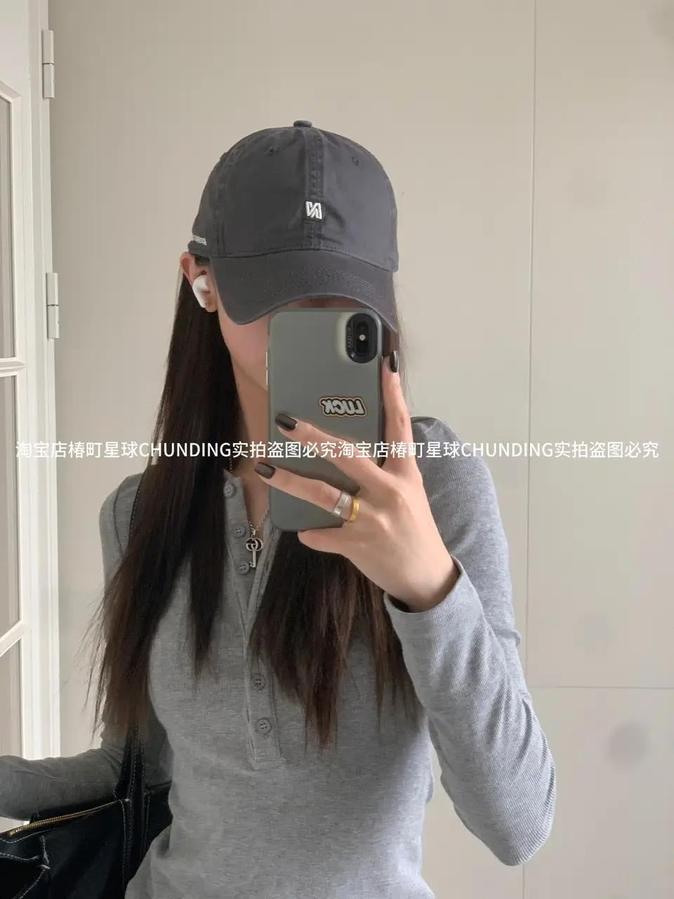 Maroon Baseball Cap with Deep Head Circumference — feature 5