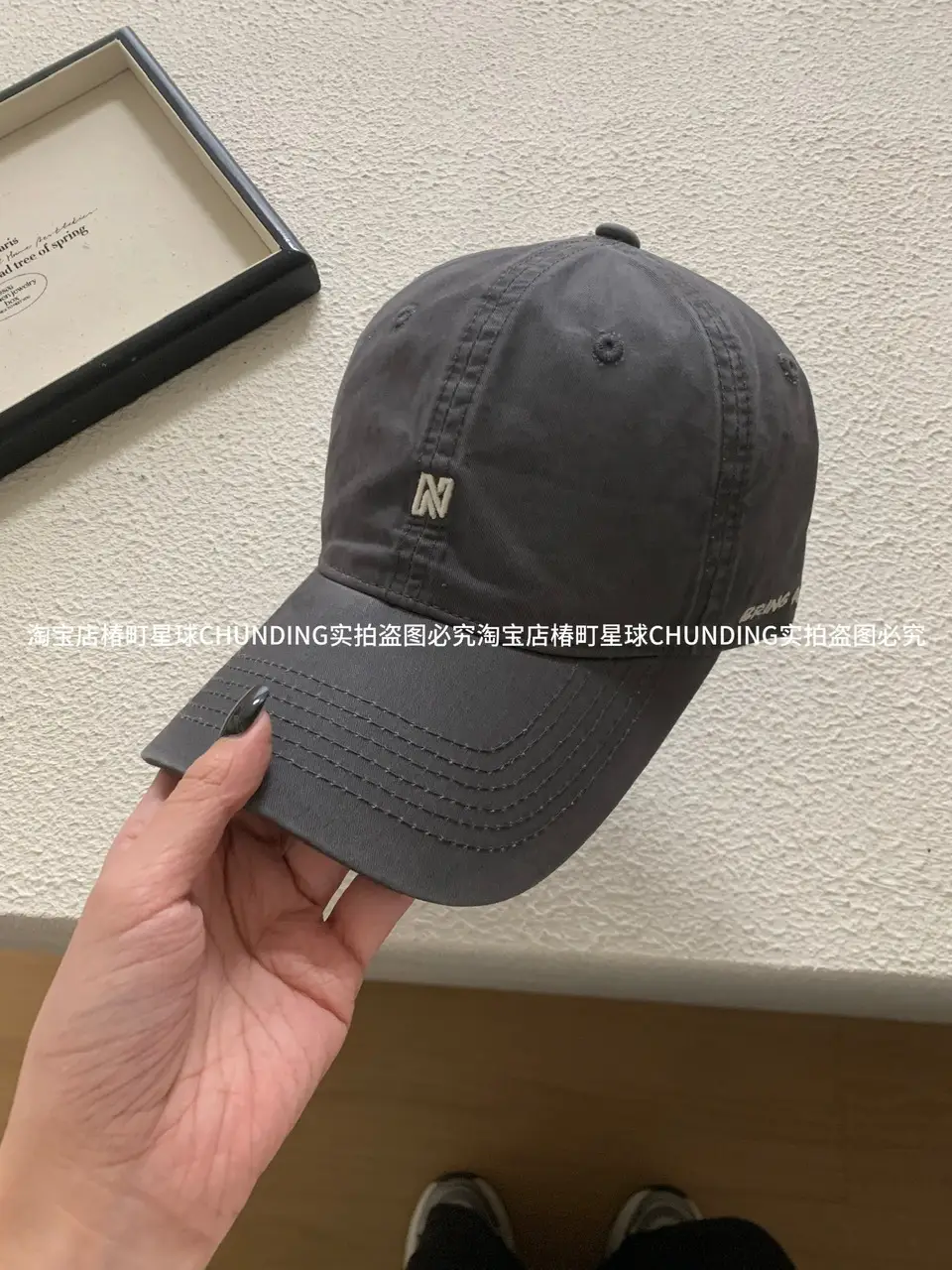 Maroon Baseball Cap with Deep Head Circumference - Image 7