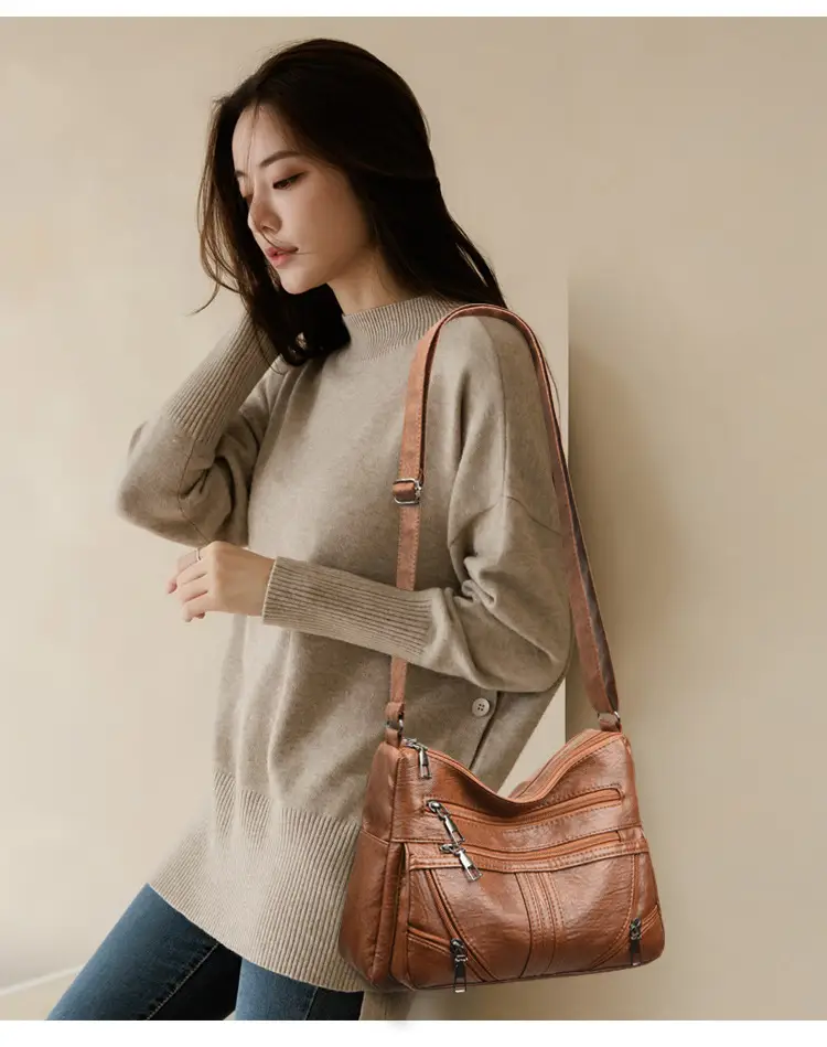 Black Leather Crossbody Bag for Women — feature 12