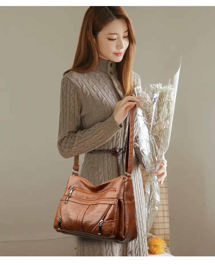 Black Leather Crossbody Bag for Women — feature 13