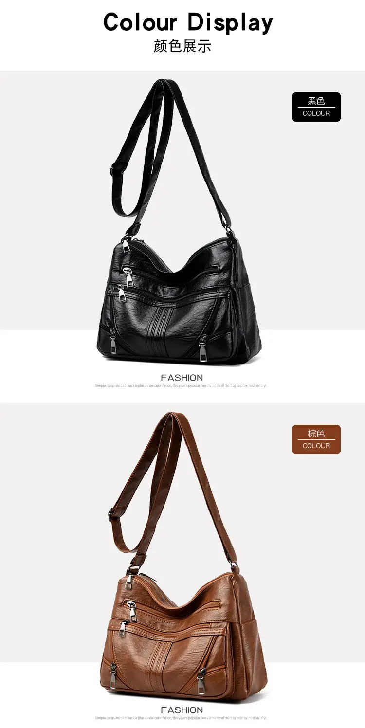 Black Leather Crossbody Bag for Women — feature 20