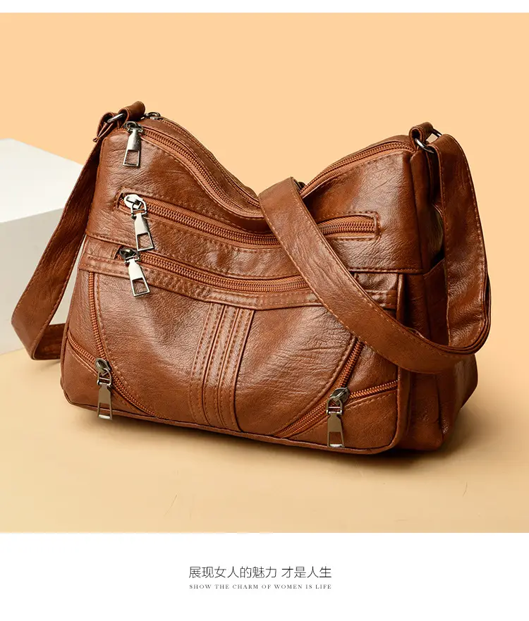 Black Leather Crossbody Bag for Women — feature 8