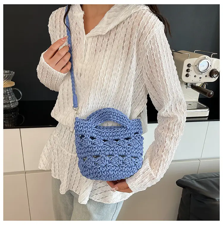 Cotton Rope Women's Crossbody Phone Bag — feature 11