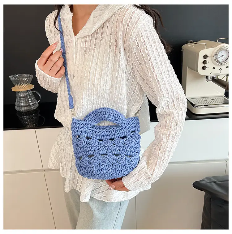 Cotton Rope Women's Crossbody Phone Bag — feature 12
