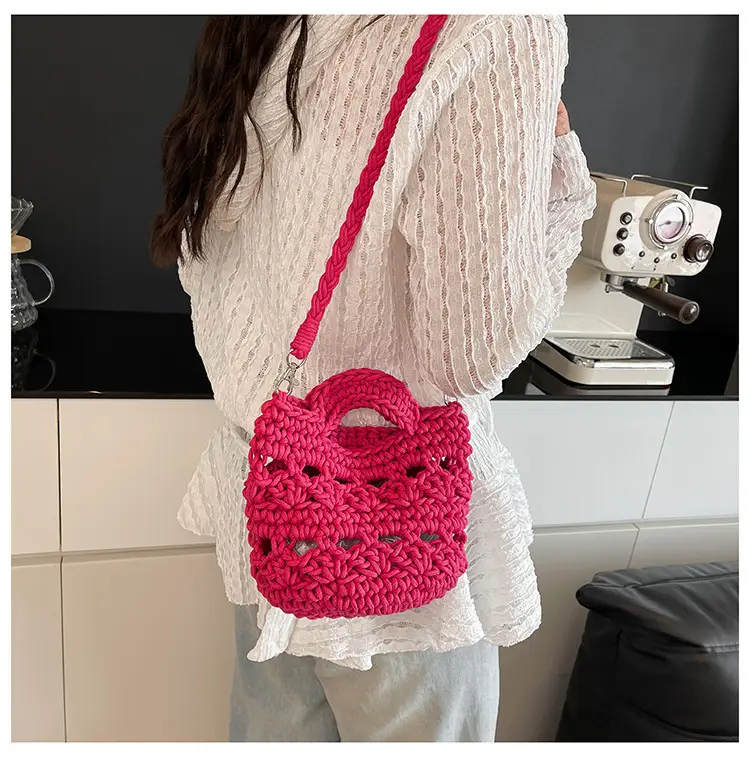 Cotton Rope Women's Crossbody Phone Bag — feature 17