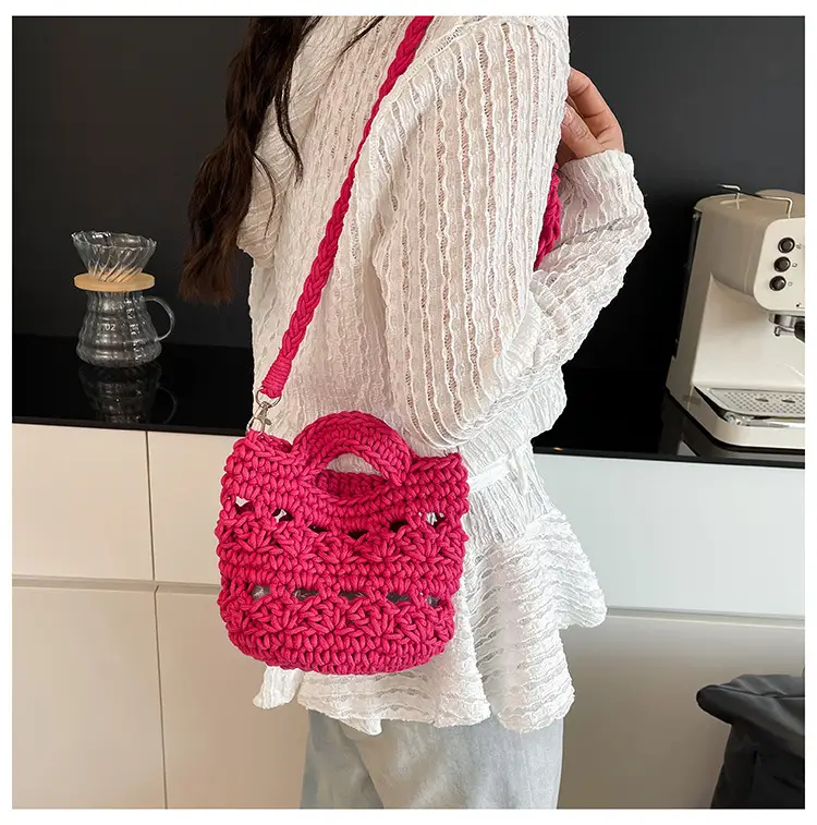 Cotton Rope Women's Crossbody Phone Bag — feature 18