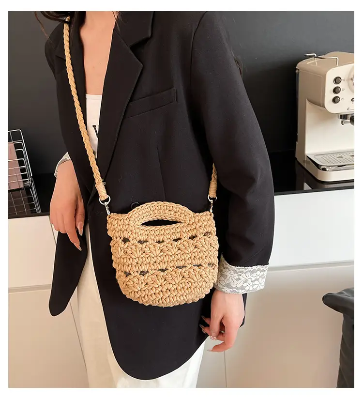 Cotton Rope Women's Crossbody Phone Bag — feature 3