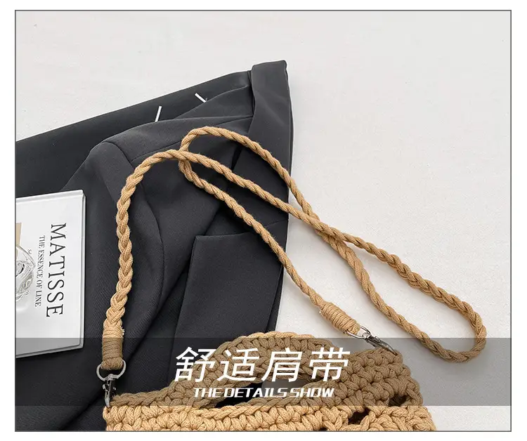 Cotton Rope Women's Crossbody Phone Bag — feature 7