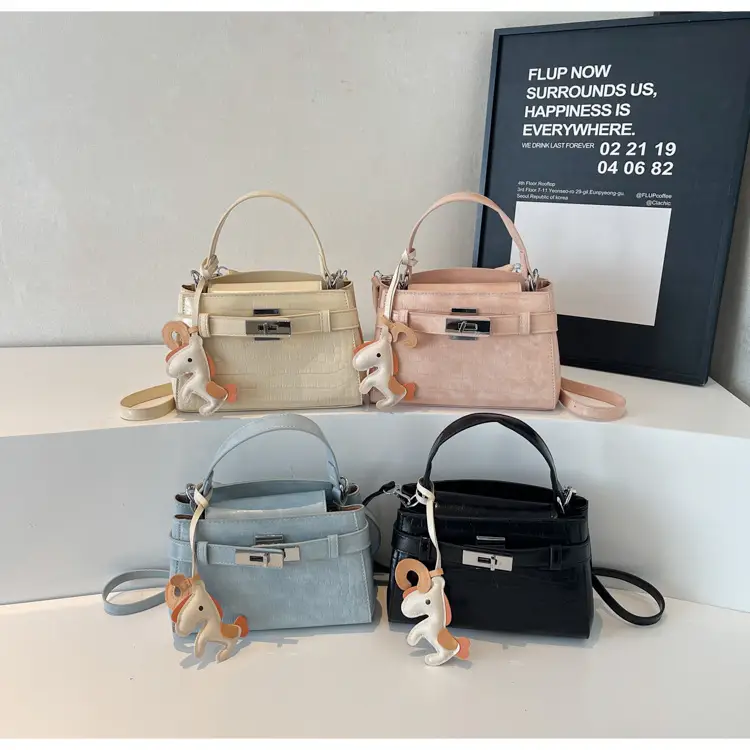 Women's Square Handbag with Pearl Decor 2025 — feature 22