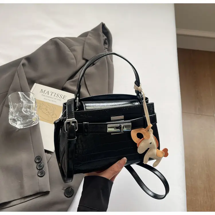 Women's Square Handbag with Pearl Decor 2025 — feature 23