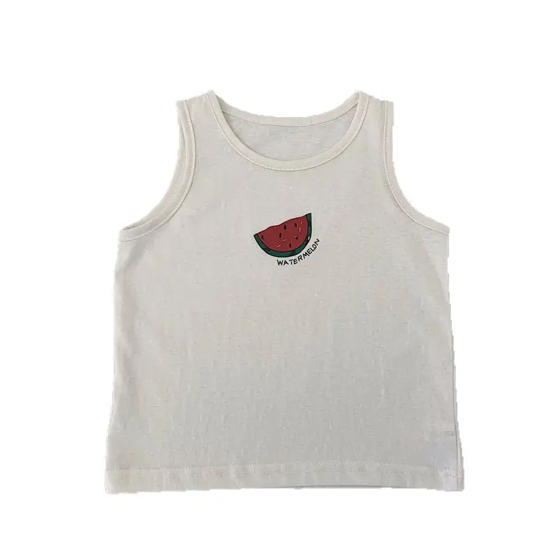 Boys Sleeveless Vest T-Shirt Summer 2025 Print - Image 5