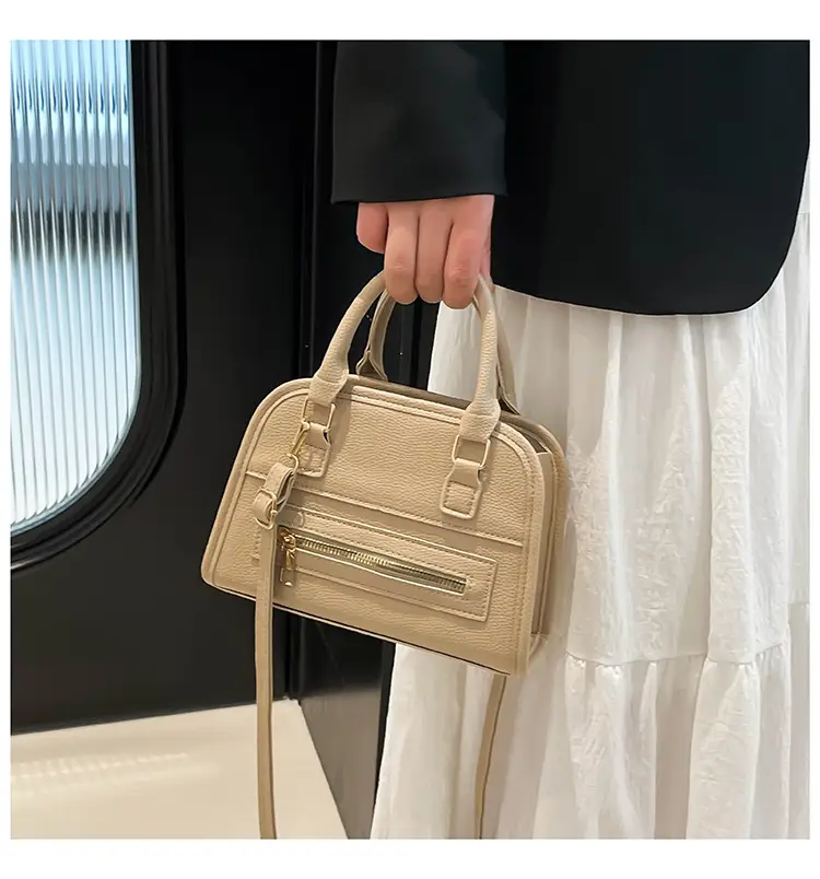 Women's Brown Leather Shoulder Bag 2025 New Casual Crossbody — feature 17
