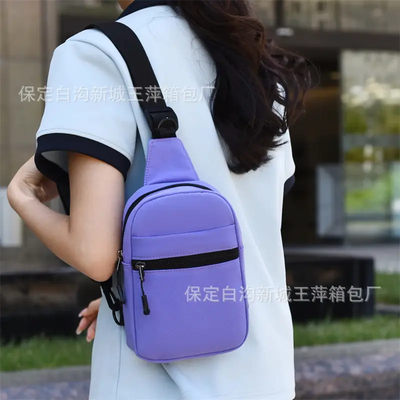 Pink Crossbody Bag with Black Strap for Women