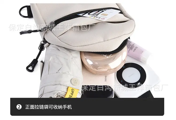 Pink Crossbody Bag with Black Strap for Women — feature 24