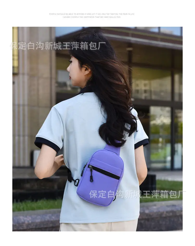 Pink Crossbody Bag with Black Strap for Women — feature 30