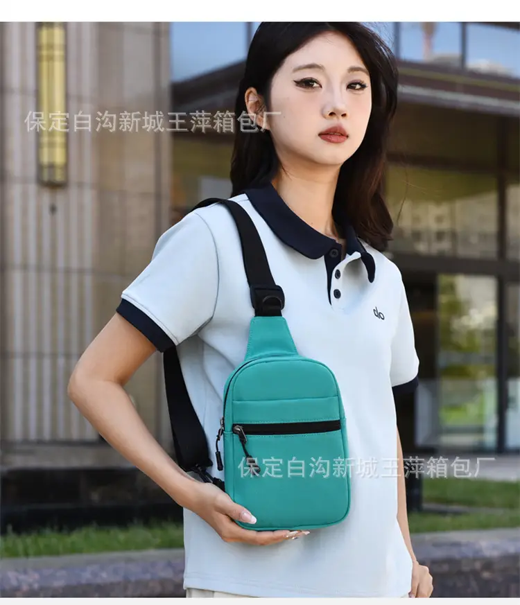 Pink Crossbody Bag with Black Strap for Women — feature 31
