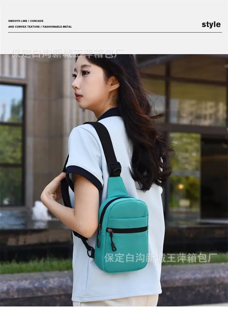 Pink Crossbody Bag with Black Strap for Women — feature 32