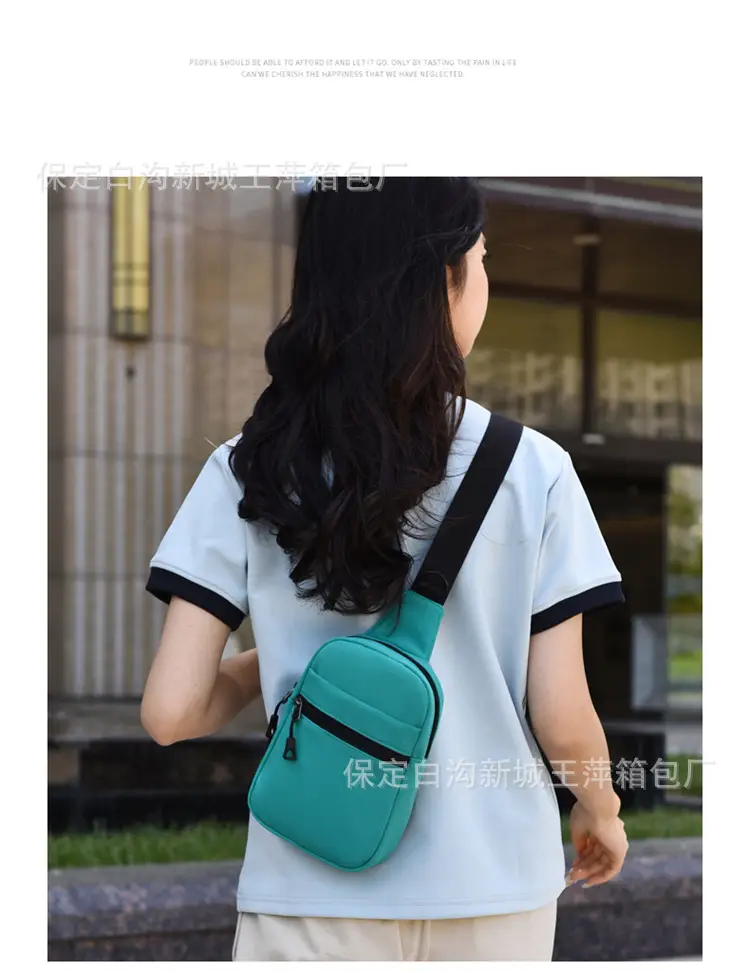 Pink Crossbody Bag with Black Strap for Women — feature 34