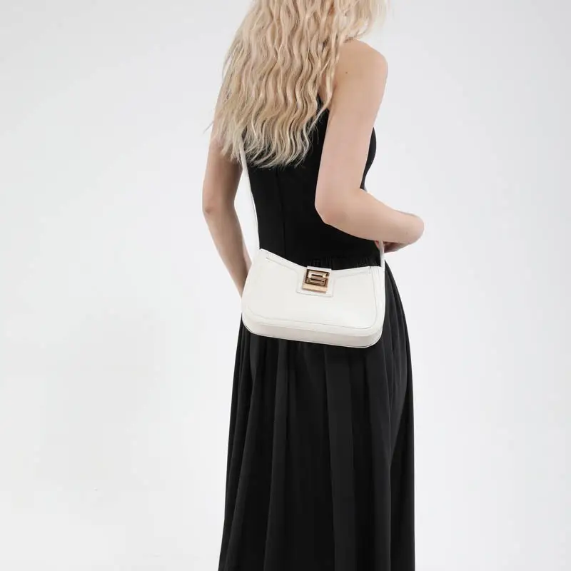 Red French Niche Shoulder Bag 2025 Trendy Korean Fashion - Image 6