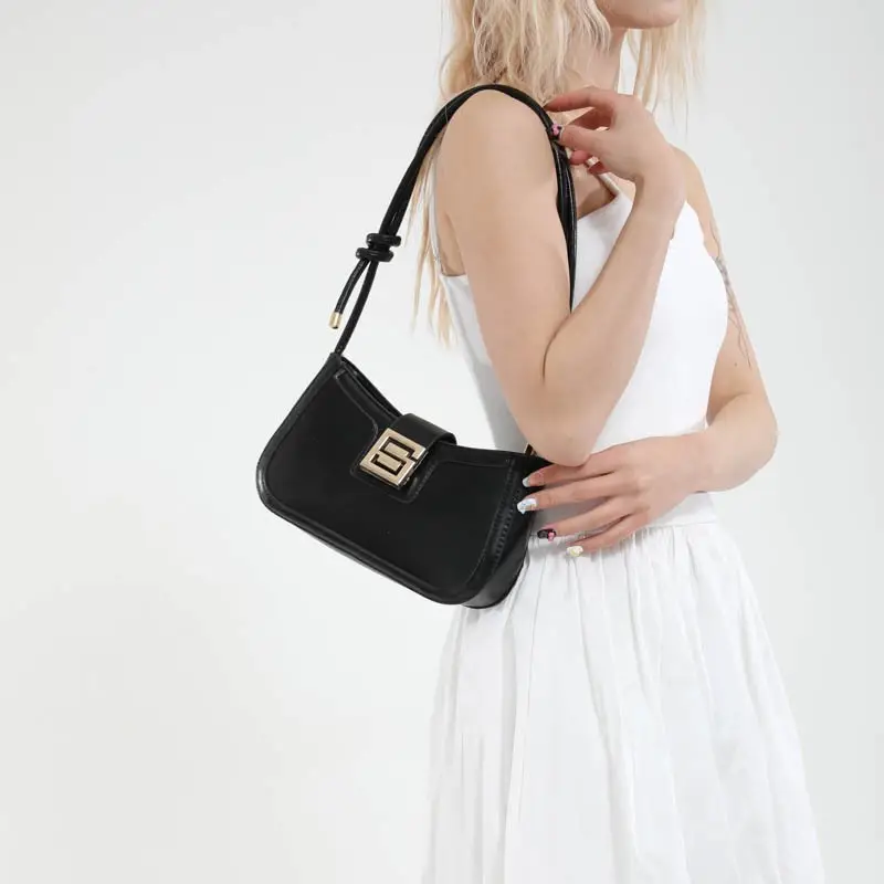 Red French Niche Shoulder Bag 2025 Trendy Korean Fashion - Image 7