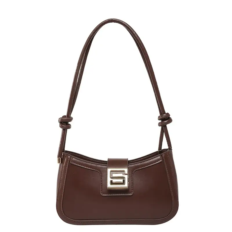 Red French Niche Shoulder Bag 2025 Trendy Korean Fashion - Image 4