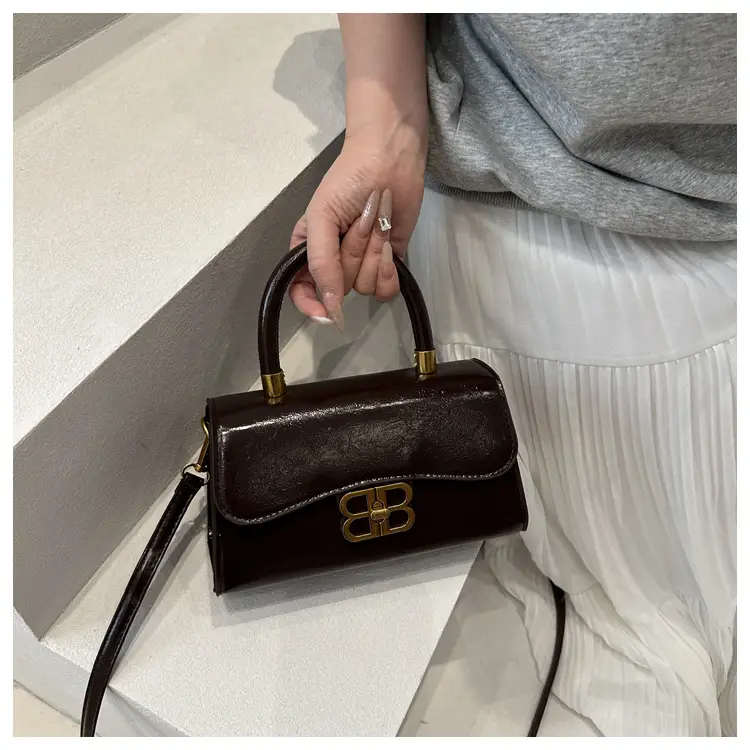 Korean Fashion Lock Shoulder Bag Women 2025 Summer — feature 18
