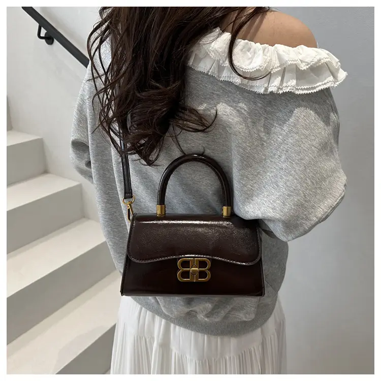 Korean Fashion Lock Shoulder Bag Women 2025 Summer — feature 22