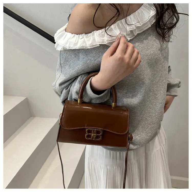 Korean Fashion Lock Shoulder Bag Women 2025 Summer — feature 24