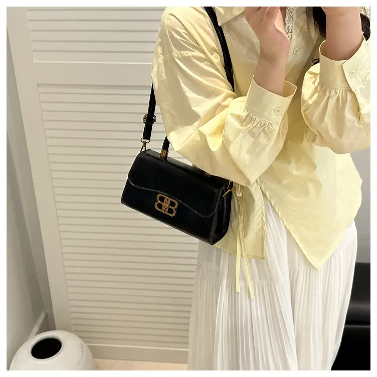 Korean Fashion Lock Shoulder Bag Women 2025 Summer — feature 30