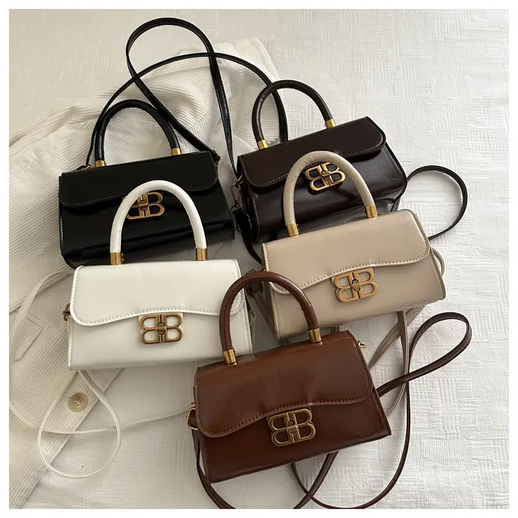Korean Fashion Lock Shoulder Bag Women 2025 Summer — feature 32