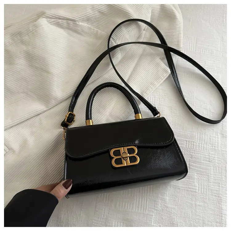 Korean Fashion Lock Shoulder Bag Women 2025 Summer — feature 35