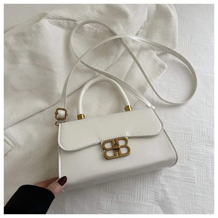 Korean Fashion Lock Shoulder Bag Women 2025 Summer — feature 36