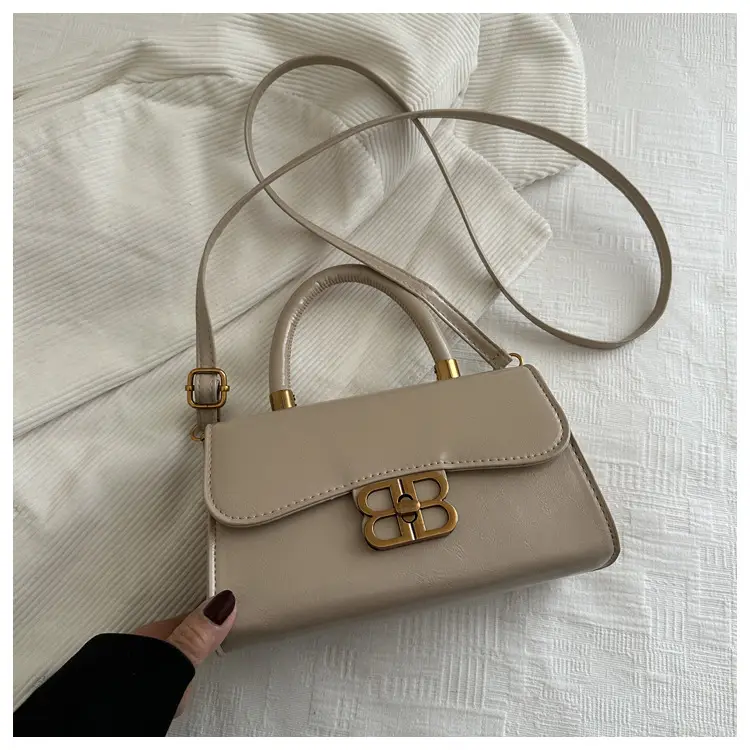 Korean Fashion Lock Shoulder Bag Women 2025 Summer — feature 38
