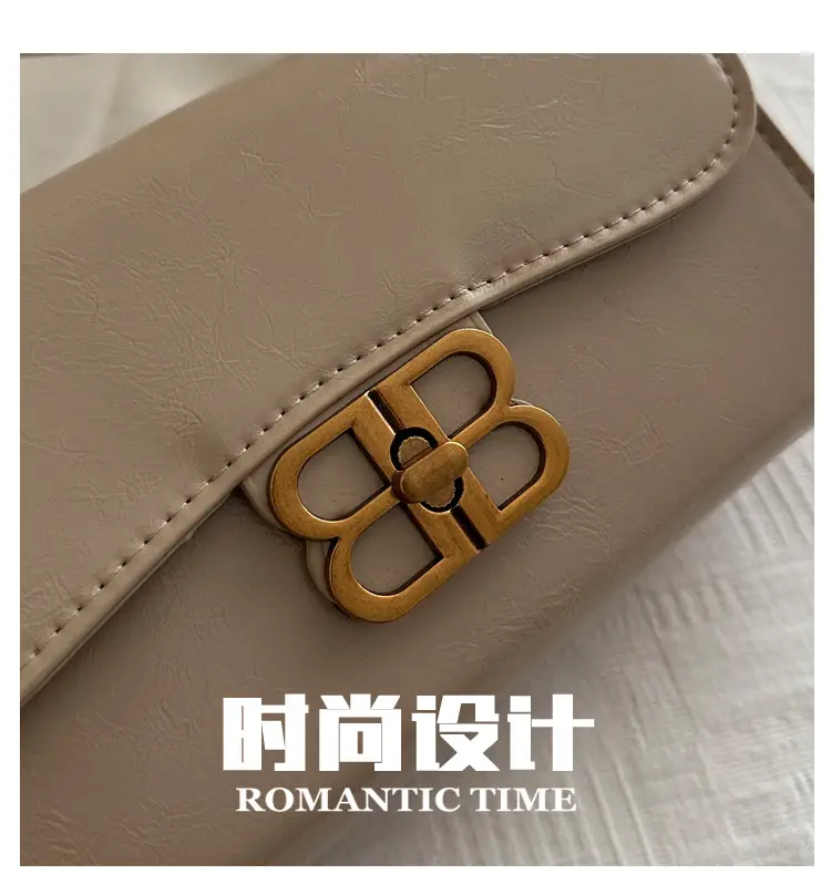 Korean Fashion Lock Shoulder Bag Women 2025 Summer — feature 4