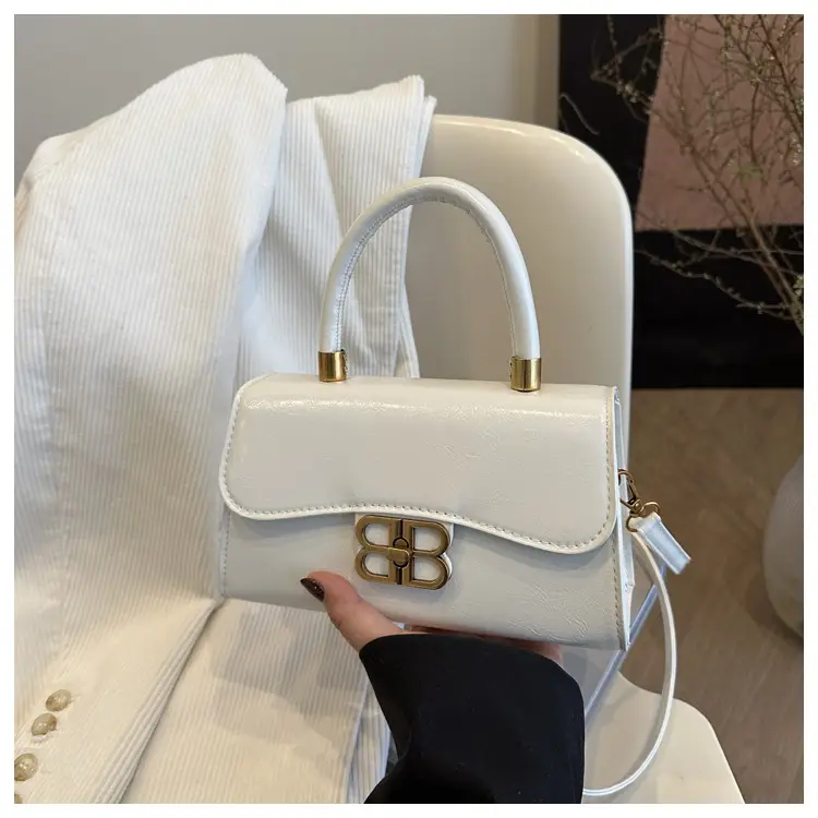 Korean Fashion Lock Shoulder Bag Women 2025 Summer — feature 40