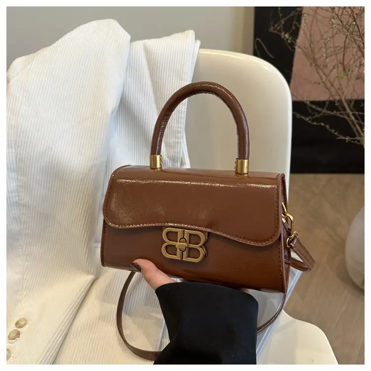 Korean Fashion Lock Shoulder Bag Women 2025 Summer — feature 42