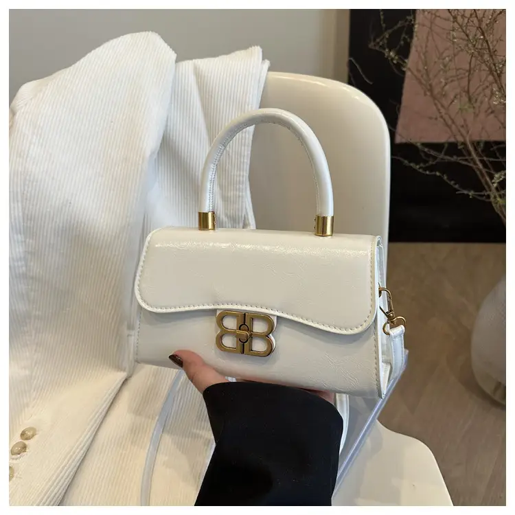 Korean Fashion Lock Shoulder Bag Women 2025 Summer — feature 43