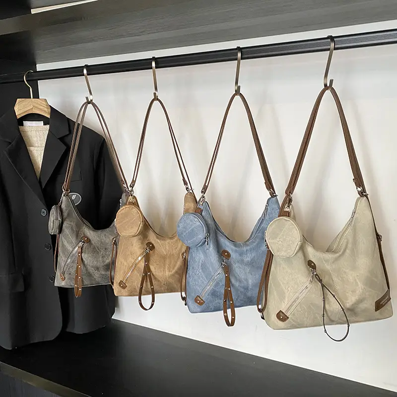 2025 Korean Style Grey Shoulder Bag for Women - Image 8
