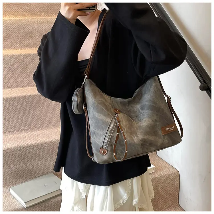 2025 Korean Style Grey Shoulder Bag for Women — feature 15