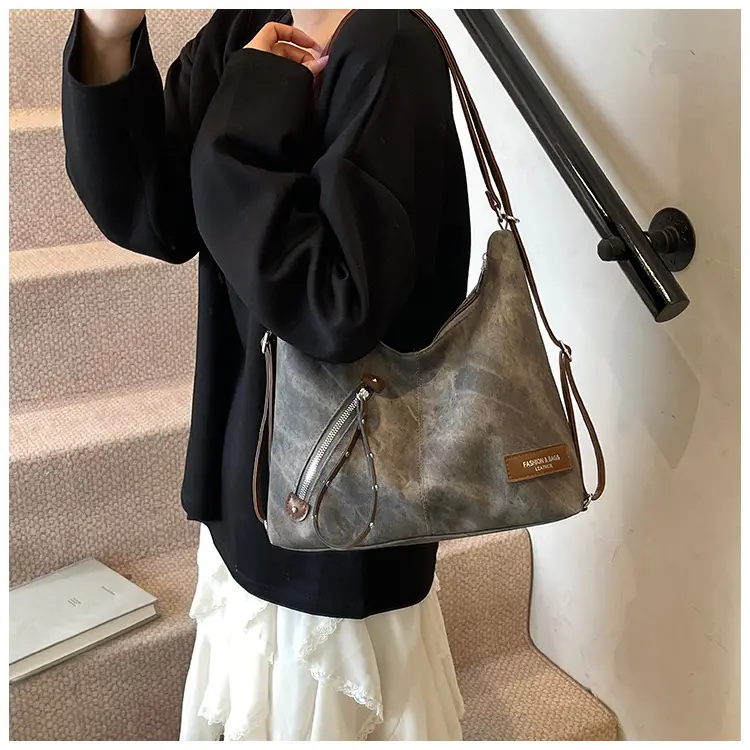 2025 Korean Style Grey Shoulder Bag for Women — feature 18