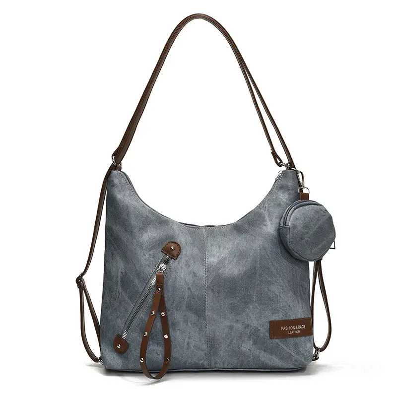 2025 Korean Style Grey Shoulder Bag for Women - Image 4