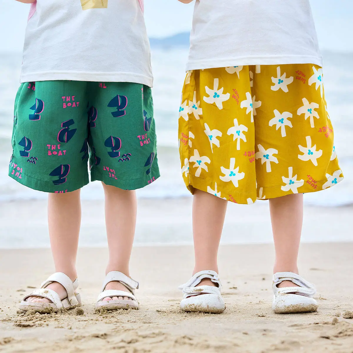 Dudu Jia Purple Doodle Shorts for Boys Girls Summer Wear - Image 22