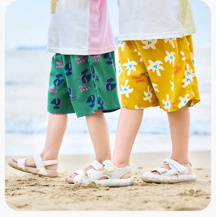 Dudu Jia Purple Doodle Shorts for Boys Girls Summer Wear — feature 13