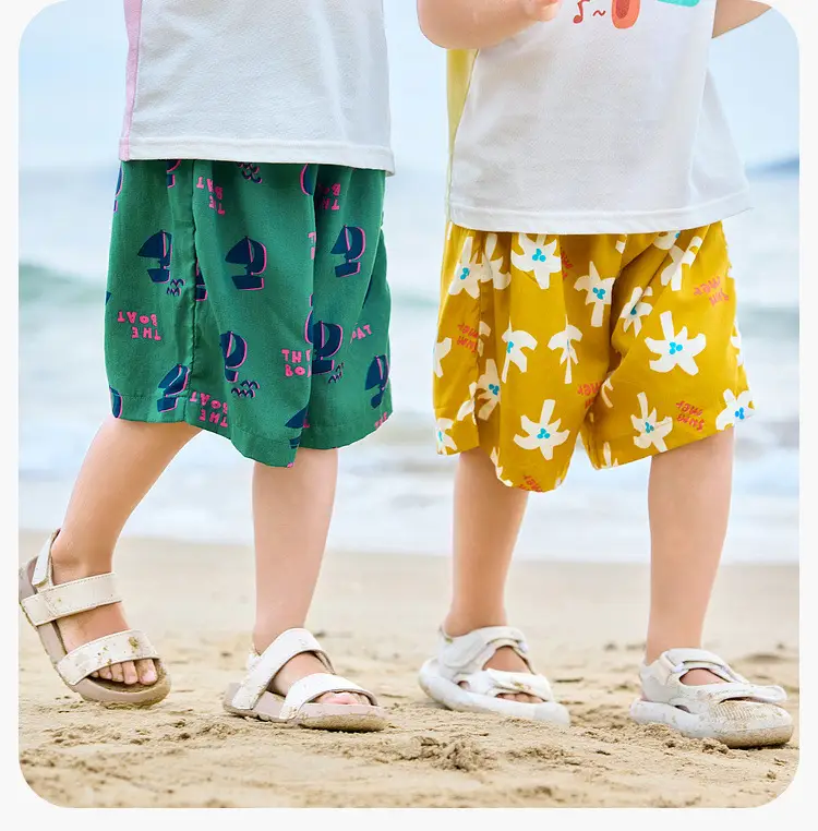 Dudu Jia Purple Doodle Shorts for Boys Girls Summer Wear — feature 14
