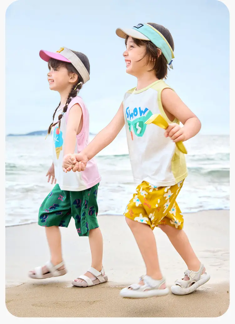 Dudu Jia Purple Doodle Shorts for Boys Girls Summer Wear — feature 17